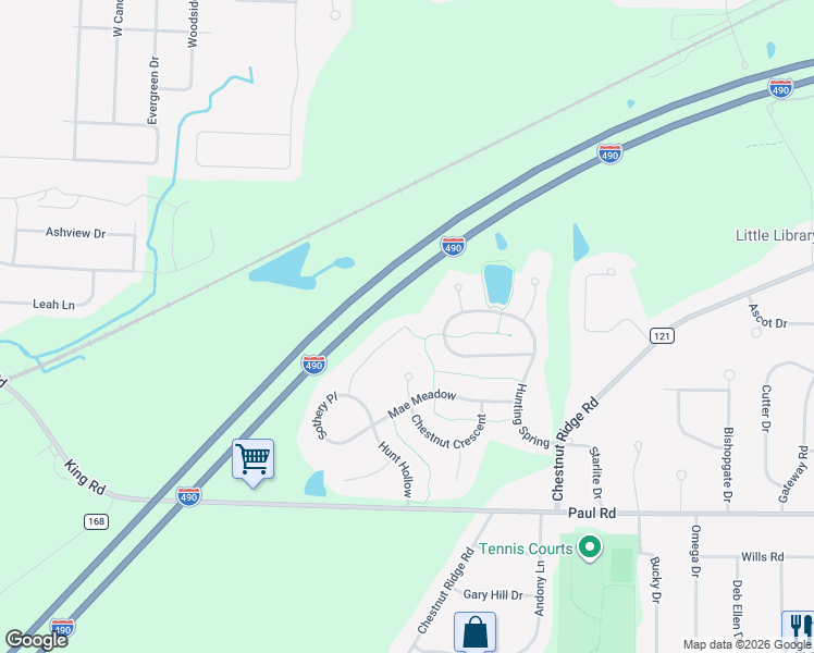 map of restaurants, bars, coffee shops, grocery stores, and more near 49 Foxe Commons in Rochester