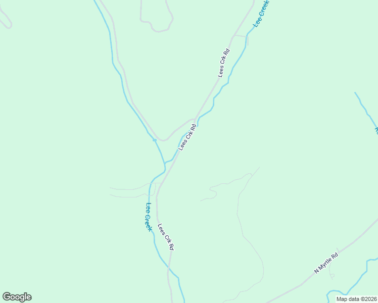 map of restaurants, bars, coffee shops, grocery stores, and more near 1097 Lees Creek Road in Myrtle Creek