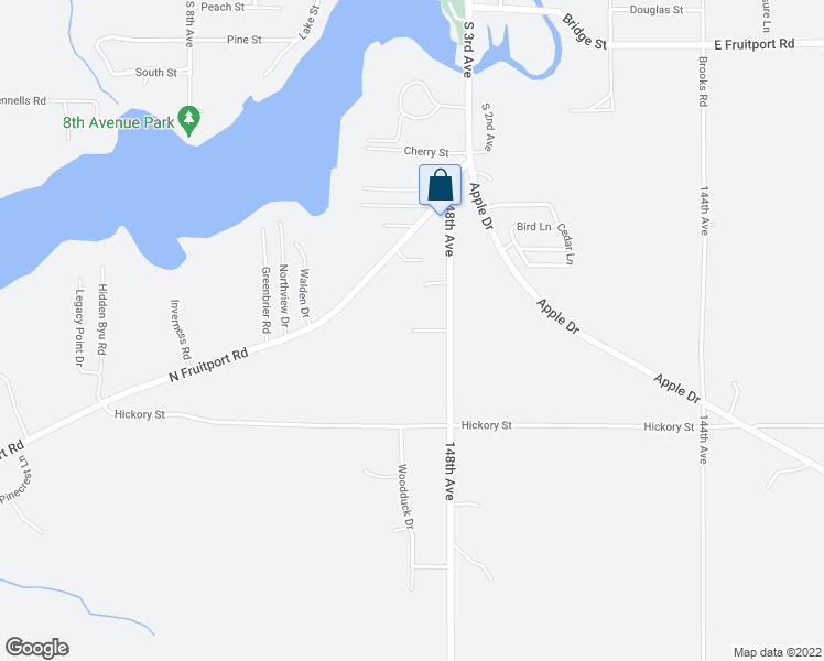 map of restaurants, bars, coffee shops, grocery stores, and more near 14882 Timber Lane in Spring Lake