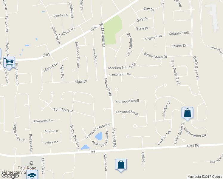 map of restaurants, bars, coffee shops, grocery stores, and more near 11 Woodruff Glen in Rochester