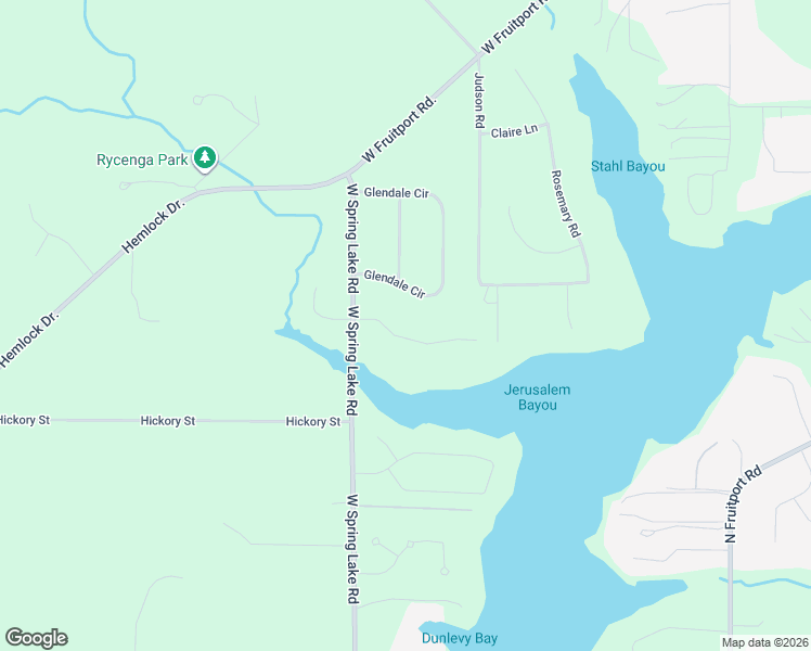 map of restaurants, bars, coffee shops, grocery stores, and more near 16205 Highland Drive in Spring Lake