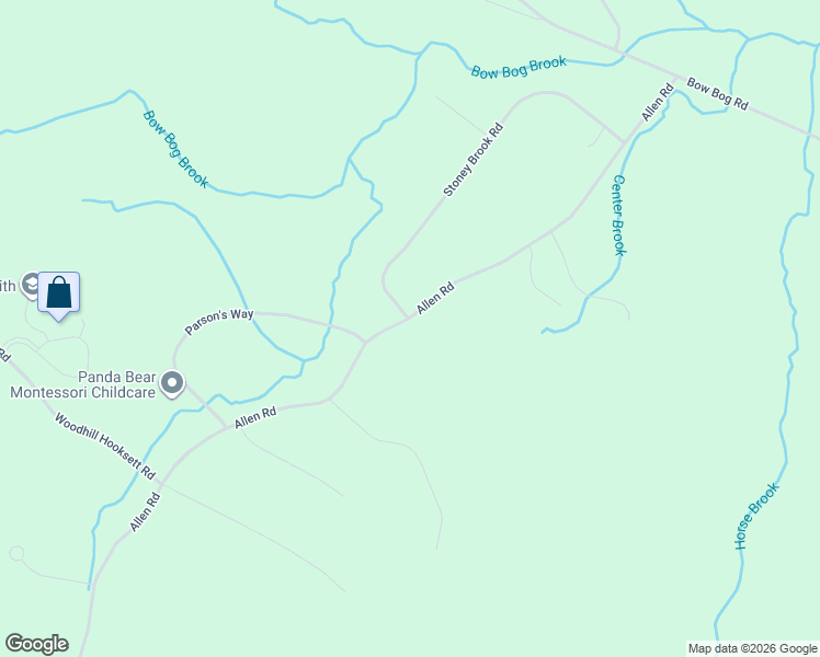 map of restaurants, bars, coffee shops, grocery stores, and more near 37 Allen Road in Bow