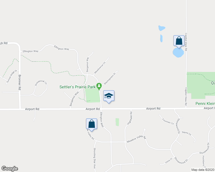map of restaurants, bars, coffee shops, grocery stores, and more near 7434 Blazingstars Drive in Middleton