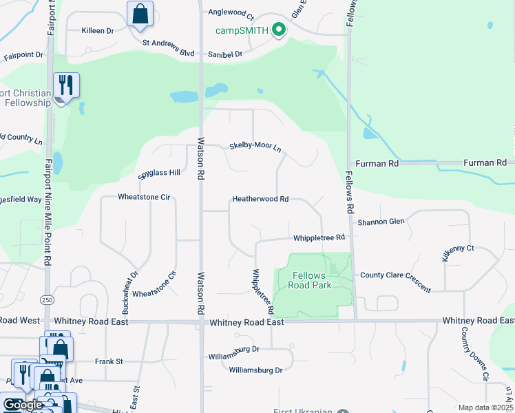 36 Heatherwood Road, Fairport NY Walk Score