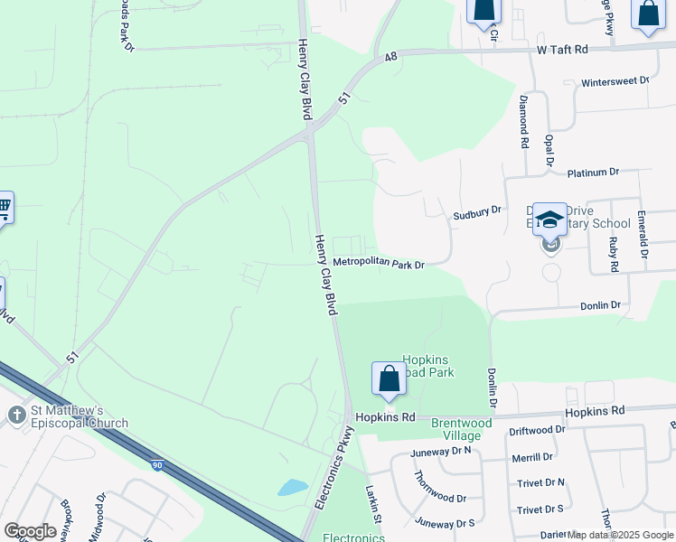 map of restaurants, bars, coffee shops, grocery stores, and more near 100 Metropolitan Park Drive in Liverpool