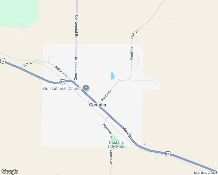 map of restaurants, bars, coffee shops, grocery stores, and more near 115 Merrill Road in Castalia