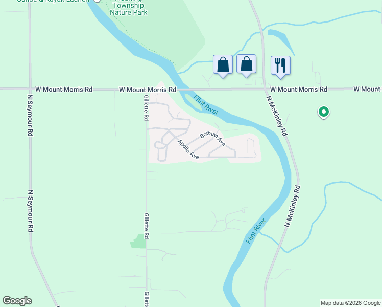 map of restaurants, bars, coffee shops, grocery stores, and more near 88 Apollo Avenue in Flushing