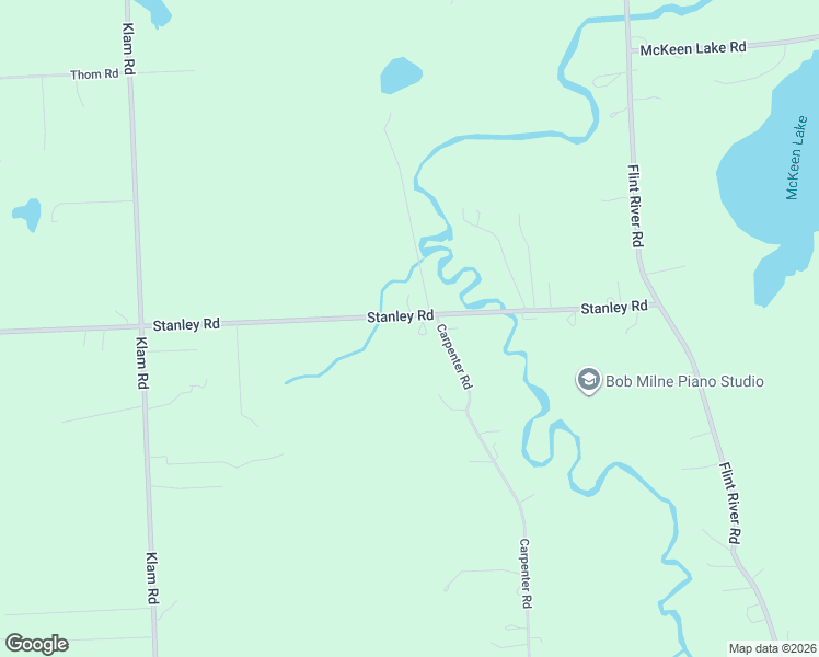 map of restaurants, bars, coffee shops, grocery stores, and more near 3800-3834 Stanley Road in Lapeer