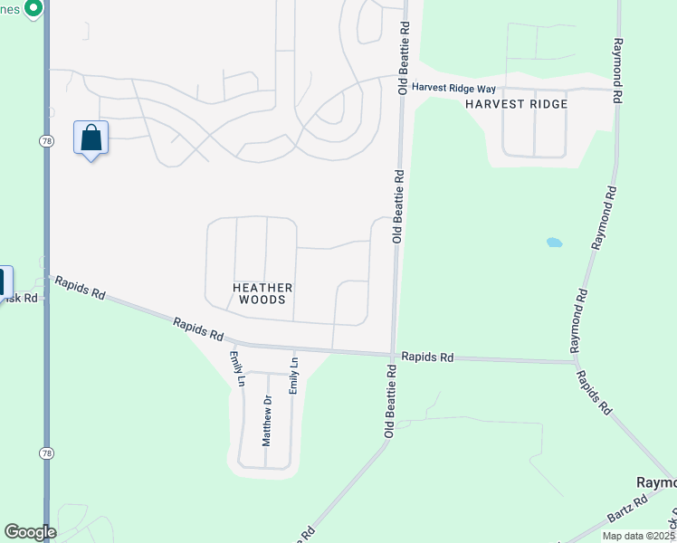 map of restaurants, bars, coffee shops, grocery stores, and more near 6431 Bordino Drive in Lockport