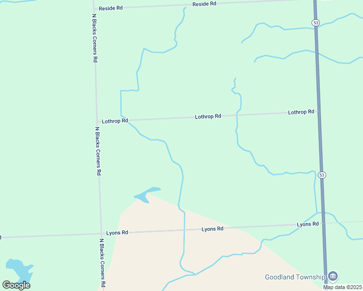 map of restaurants, bars, coffee shops, grocery stores, and more near 6674 Lothrop Road in Imlay City