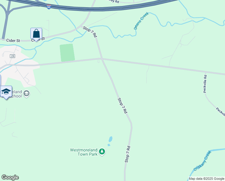 map of restaurants, bars, coffee shops, grocery stores, and more near 5211 Stop 7 Road in Whitesboro