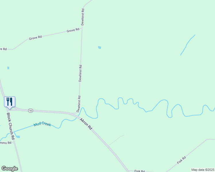 map of restaurants, bars, coffee shops, grocery stores, and more near 6325 Dewhirst Road in Lockport