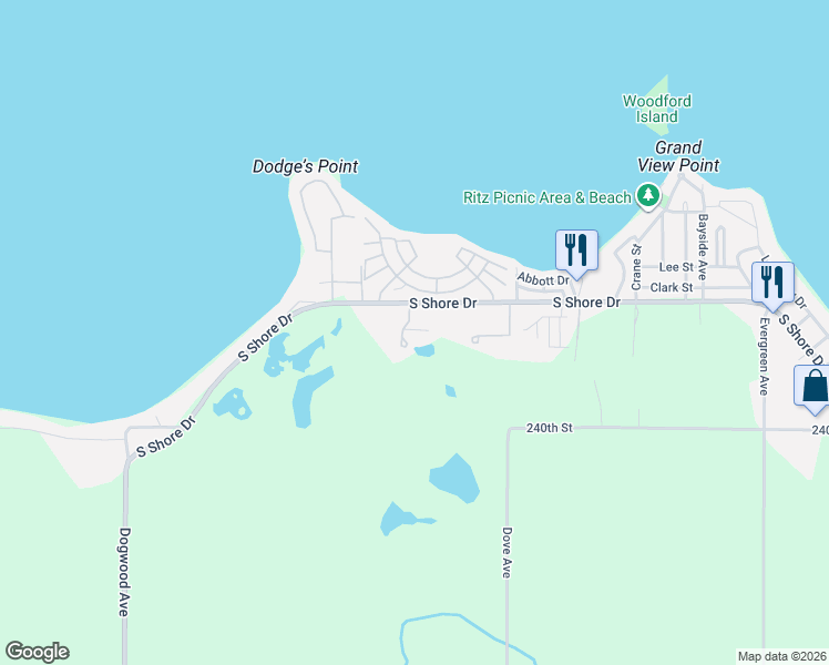 map of restaurants, bars, coffee shops, grocery stores, and more near 15126 Dove Circle in Clear Lake