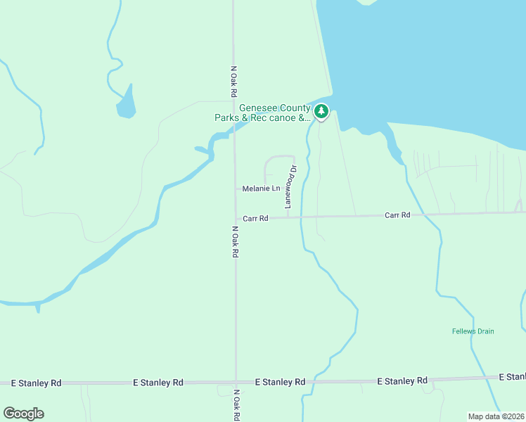 map of restaurants, bars, coffee shops, grocery stores, and more near 11043 Carr Road in Davison