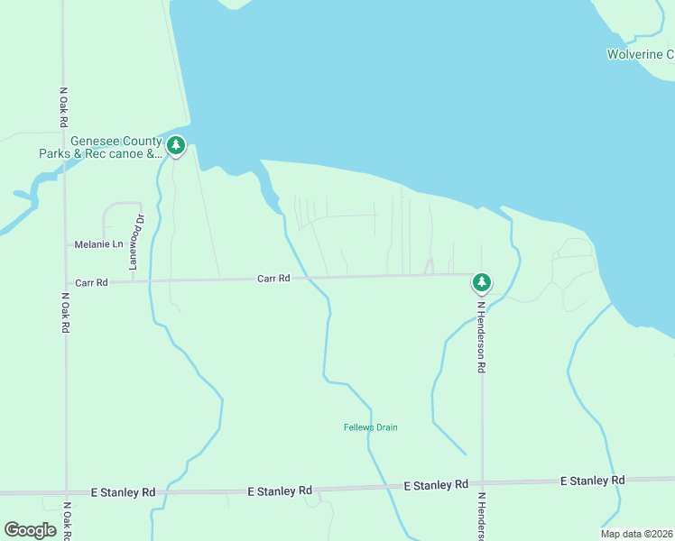 map of restaurants, bars, coffee shops, grocery stores, and more near 11302 Carr Road in Davison