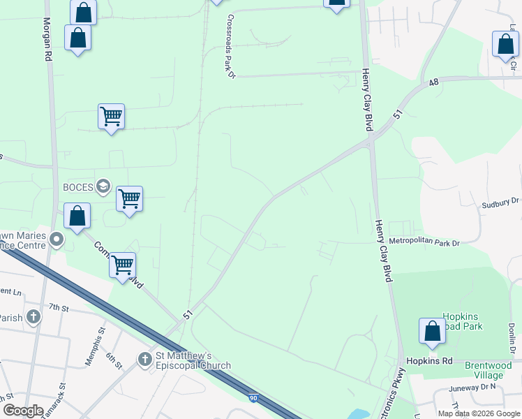 map of restaurants, bars, coffee shops, grocery stores, and more near 1125 Vine Street in Liverpool