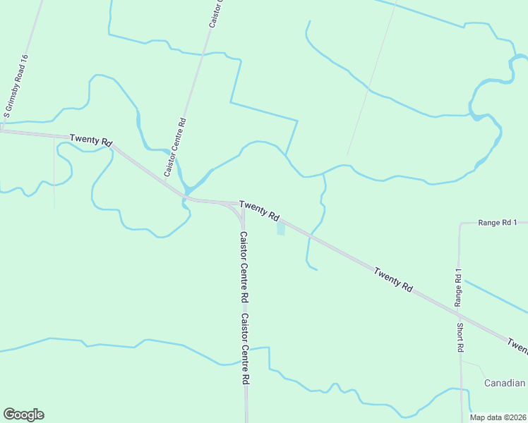 map of restaurants, bars, coffee shops, grocery stores, and more near Twenty Road in Regional Municipality of Niagara