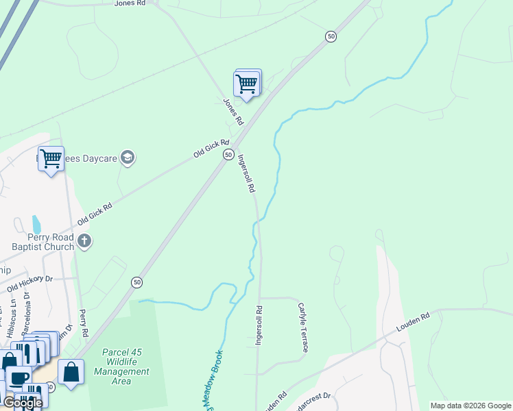 map of restaurants, bars, coffee shops, grocery stores, and more near 211 Ingersoll Road in Saratoga Springs