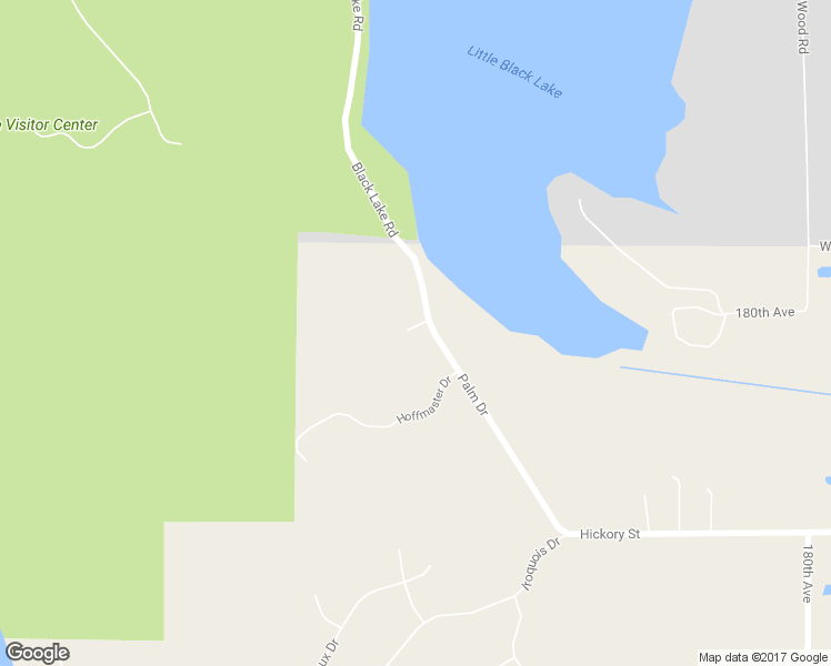 map of restaurants, bars, coffee shops, grocery stores, and more near 19155 Palm Drive in Spring Lake