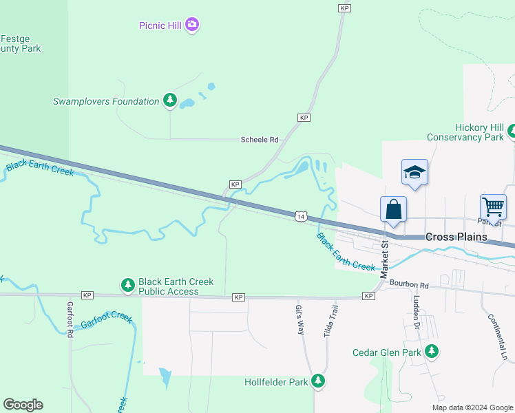 2106 Lewis Street, Cross Plains WI Walk Score