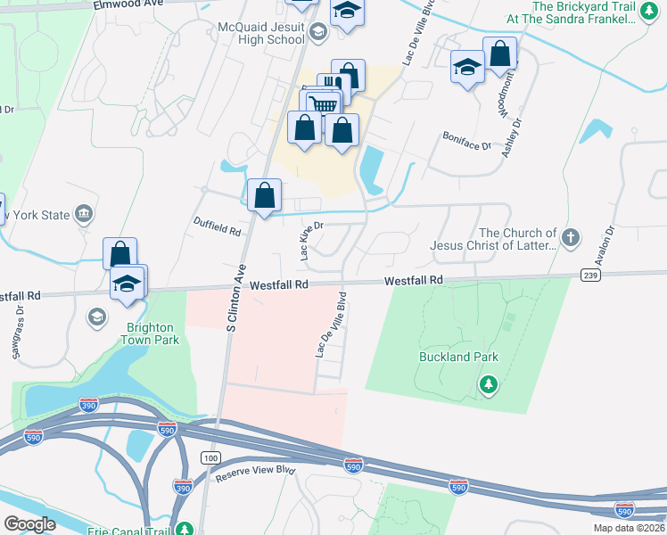 map of restaurants, bars, coffee shops, grocery stores, and more near in Brighton