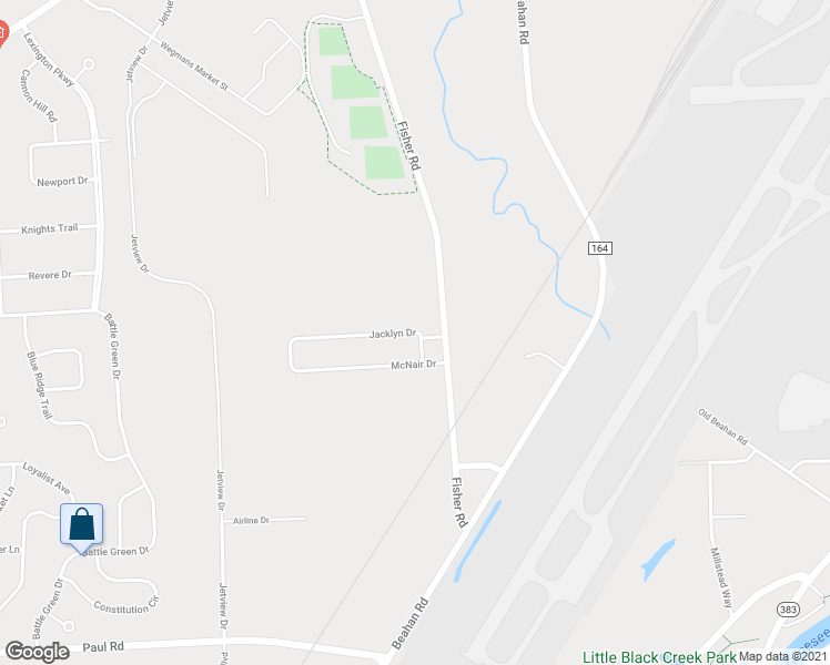 map of restaurants, bars, coffee shops, grocery stores, and more near 15 Jacklyn Drive in Rochester