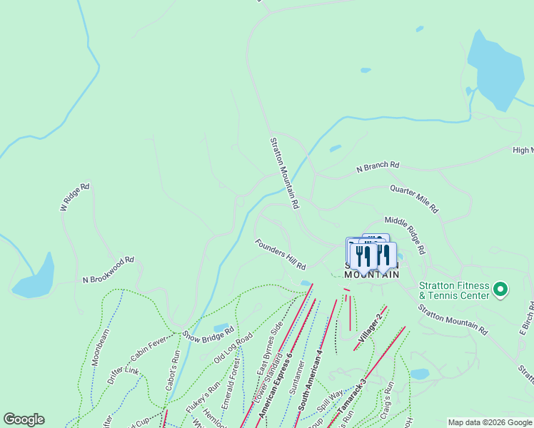 map of restaurants, bars, coffee shops, grocery stores, and more near 11 Founders Hill Road in Stratton