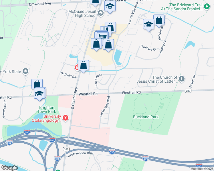 map of restaurants, bars, coffee shops, grocery stores, and more near in Brighton