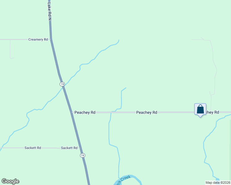 map of restaurants, bars, coffee shops, grocery stores, and more near 8359 Peachey Road in Bergen