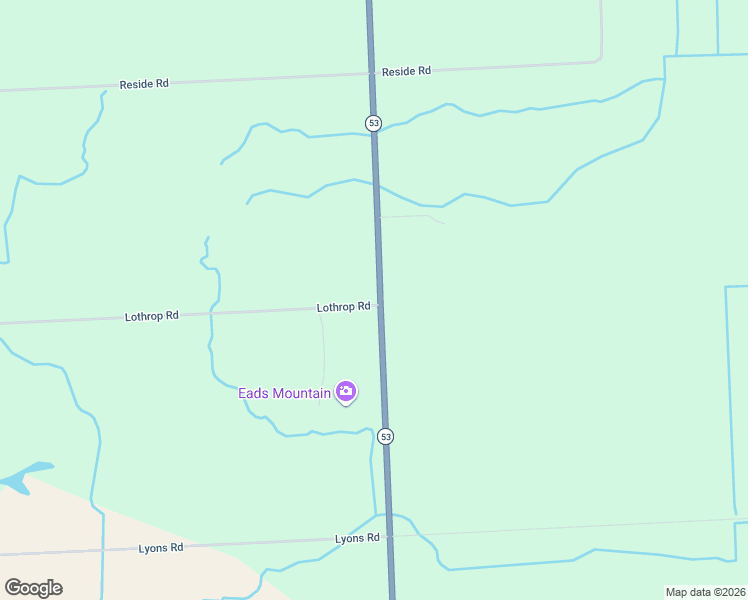 map of restaurants, bars, coffee shops, grocery stores, and more near 2755 North Van Dyke Road in Imlay City