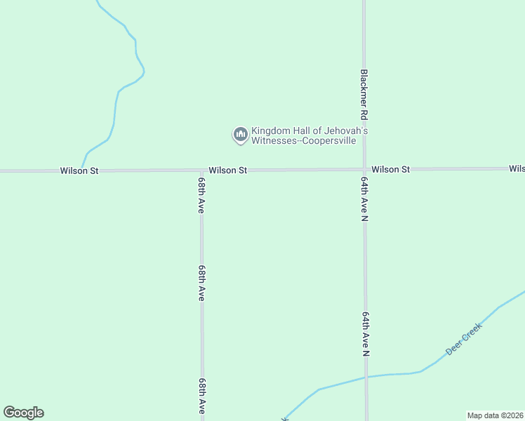 map of restaurants, bars, coffee shops, grocery stores, and more near 6640 Wilson Street in Coopersville