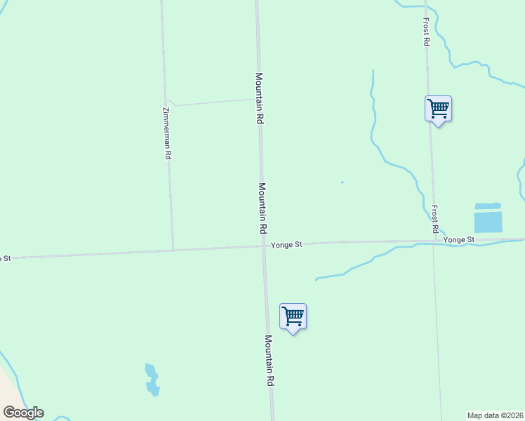 map of restaurants, bars, coffee shops, grocery stores, and more near Mountain Road in Regional Municipality of Niagara