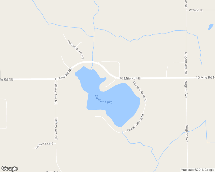 map of restaurants, bars, coffee shops, grocery stores, and more near 8347 Bay Drive Northeast in Rockford
