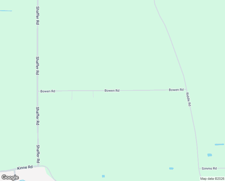 map of restaurants, bars, coffee shops, grocery stores, and more near Bowen Road in Niagara County