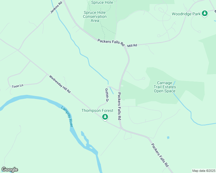 map of restaurants, bars, coffee shops, grocery stores, and more near 6 Griffith Drive in Durham