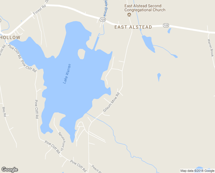map of restaurants, bars, coffee shops, grocery stores, and more near 48 Eel Rock Road in Alstead