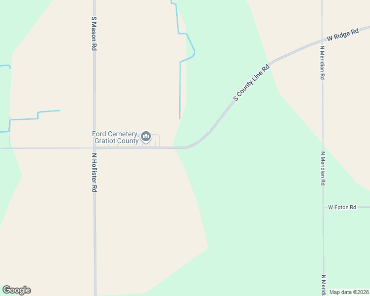 map of restaurants, bars, coffee shops, grocery stores, and more near 11980 East South Gratiot Co Line Road in Elsie