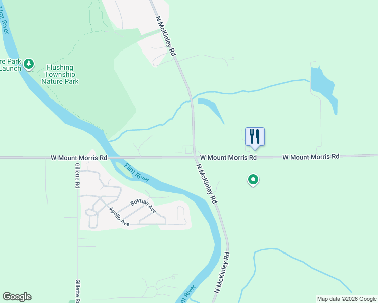map of restaurants, bars, coffee shops, grocery stores, and more near 8009 North McKinley Road in Flushing