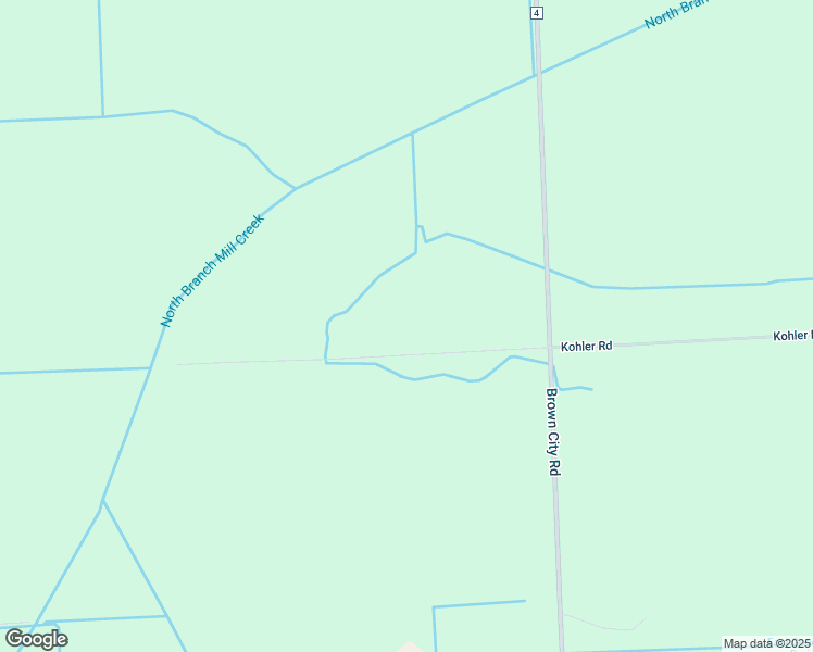 map of restaurants, bars, coffee shops, grocery stores, and more near 7857 Kohler Road in Imlay City