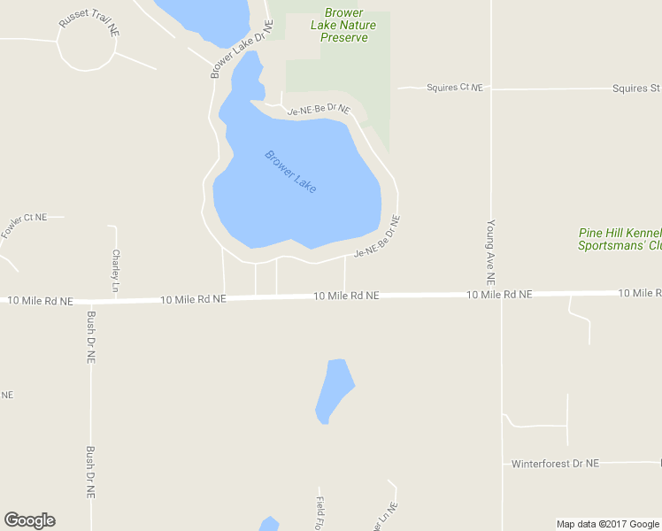 map of restaurants, bars, coffee shops, grocery stores, and more near 8356 Je-NE-Be Drive Northeast in Rockford