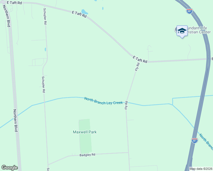 map of restaurants, bars, coffee shops, grocery stores, and more near 7200 Fly Road in East Syracuse