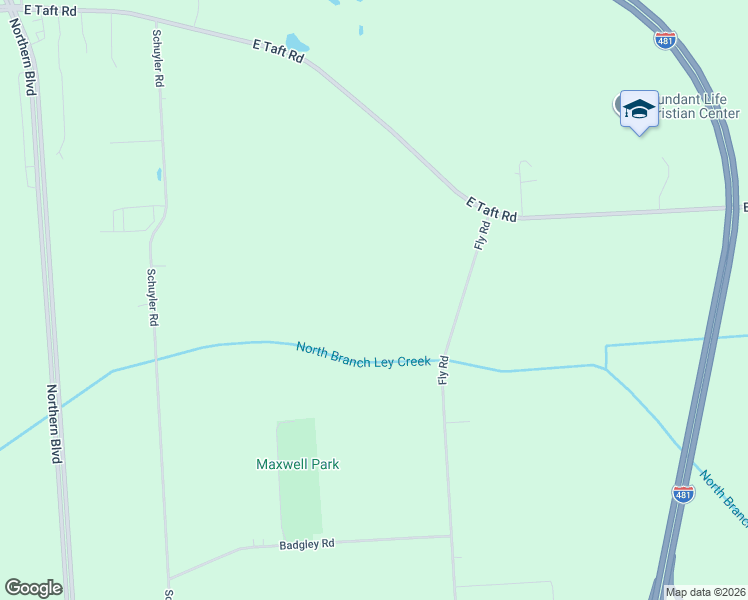 map of restaurants, bars, coffee shops, grocery stores, and more near 7200 Fly Road in East Syracuse