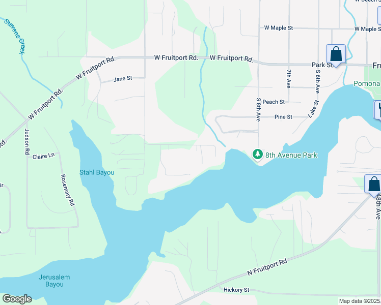 map of restaurants, bars, coffee shops, grocery stores, and more near 2955 Rennells Road in Spring Lake