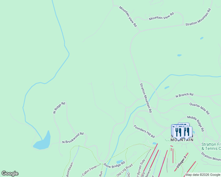 map of restaurants, bars, coffee shops, grocery stores, and more near 1-185 Roundtree Rd in Bondville