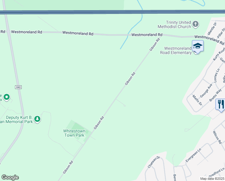 map of restaurants, bars, coffee shops, grocery stores, and more near in Whitesboro