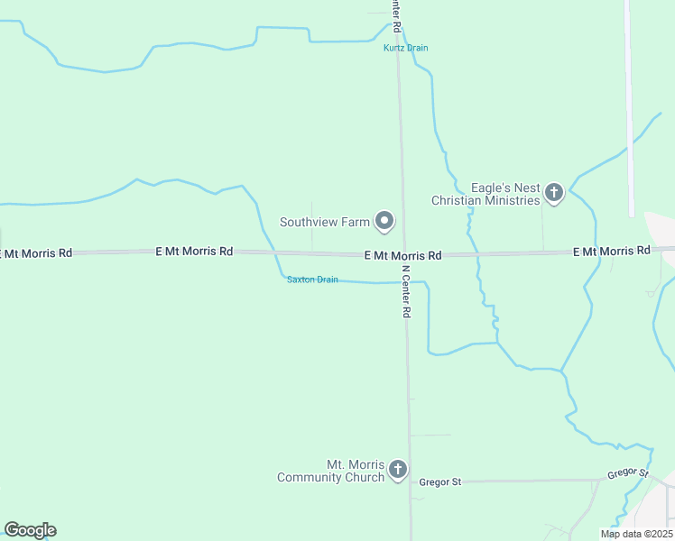 map of restaurants, bars, coffee shops, grocery stores, and more near 3456 East Mount Morris Road in Mount Morris