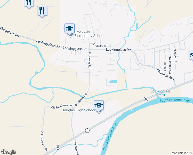 map of restaurants, bars, coffee shops, grocery stores, and more near 110 Teresa Lane in Winston