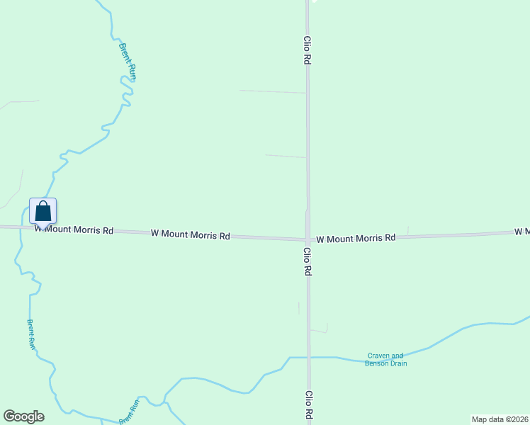 map of restaurants, bars, coffee shops, grocery stores, and more near 3024 Clio Road in Mount Morris