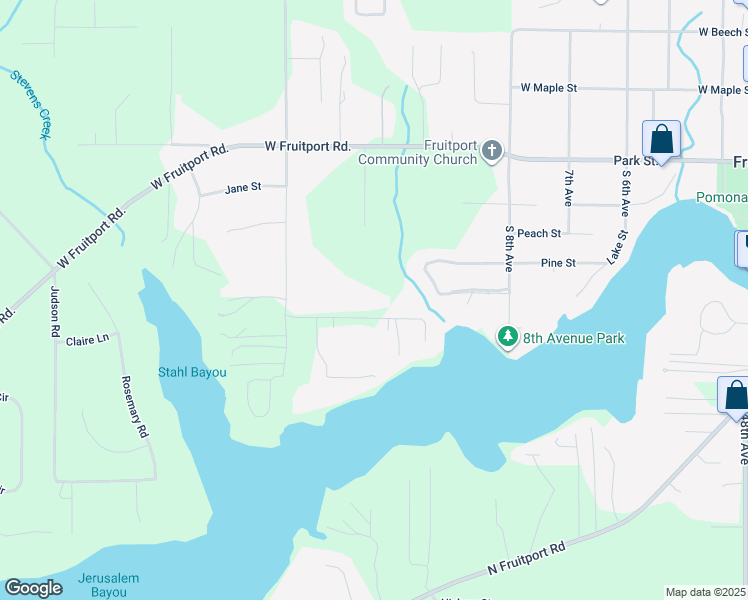 map of restaurants, bars, coffee shops, grocery stores, and more near 2960 Rennells Road in Spring Lake