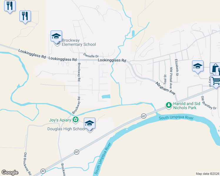 map of restaurants, bars, coffee shops, grocery stores, and more near 158 Collins Road in Winston